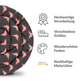 Original Therapiedecke - Baumwollbezug Grinsender Mund