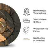 Original Therapiedecke - Baumwollbezug Braun Dreschmaschine