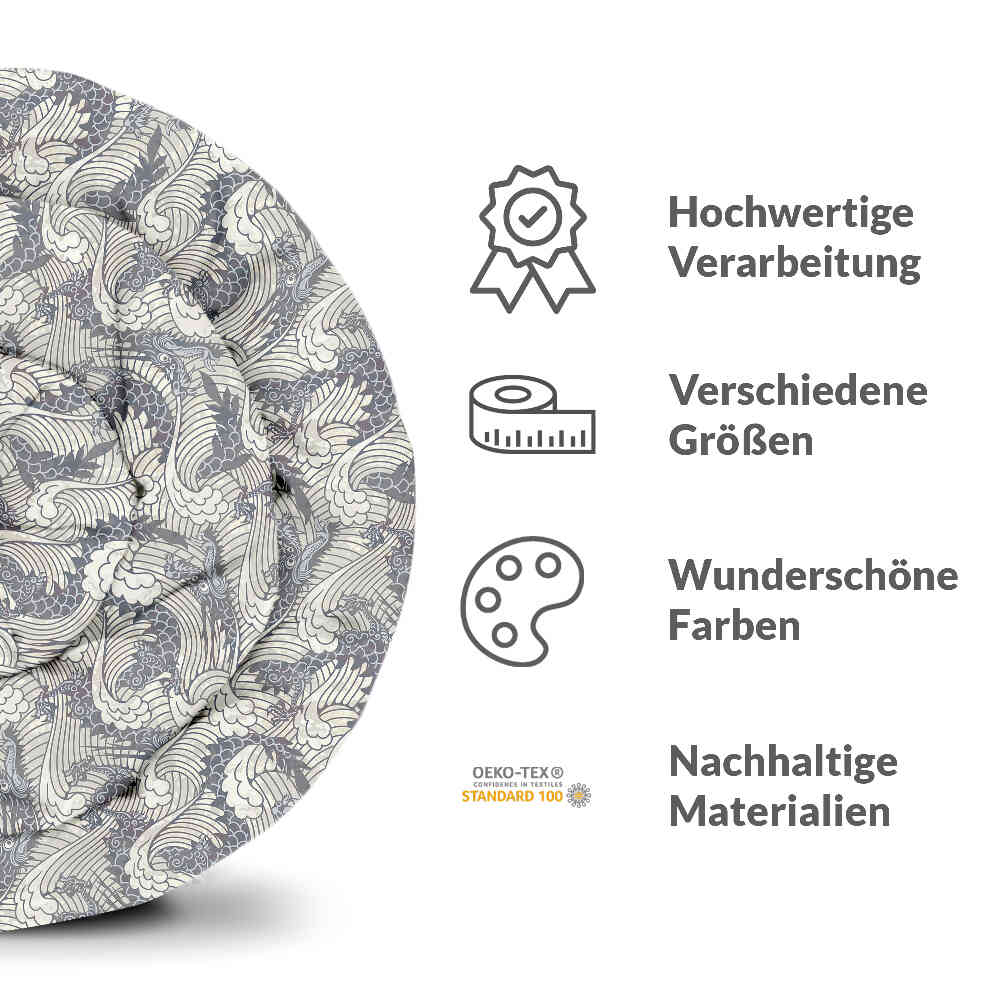 Original Therapiedecke - Baumwoll Bettwäsche Set stürmische See