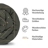 Original Therapiedecke - Baumwollbezug Schwarz Sonne und Kosmos