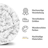 Original Therapiedecke - Baumwollbezug Boho Blumen