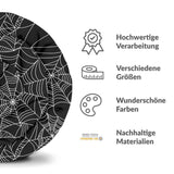 Original Therapiedecke - Baumwollbezug Schwarz mit Spinnennetz