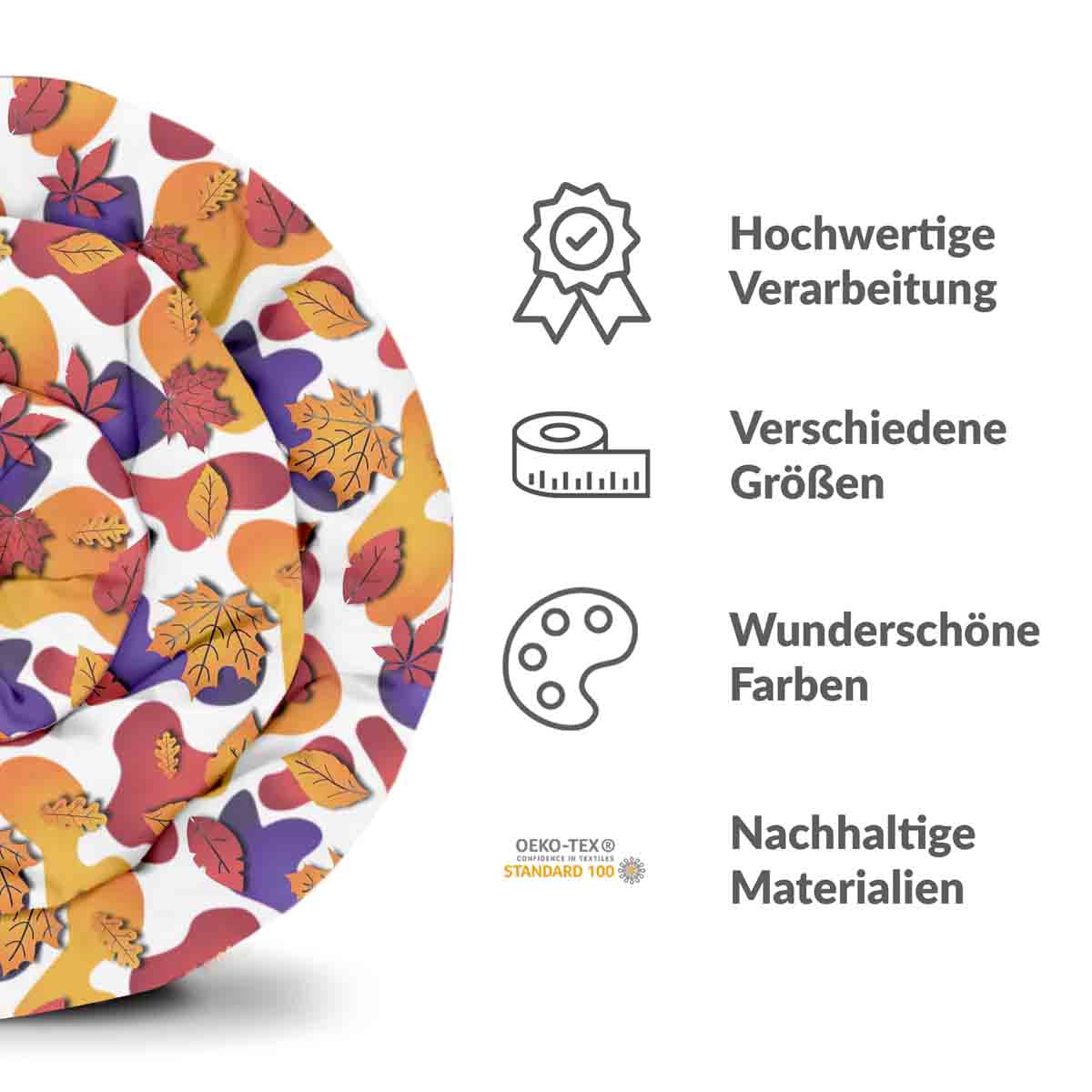 Original Therapiedecke - Baumwoll Bettwäsche Set bunte Kleckse