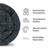 Original Therapiedecke - Baumwollbezug Blau mit Anker