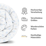 Original Therapiedecke - Baumwollbezug Schneeflocken