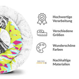 Original Therapiedecke - Baumwollbezug Totenkopf Bunt