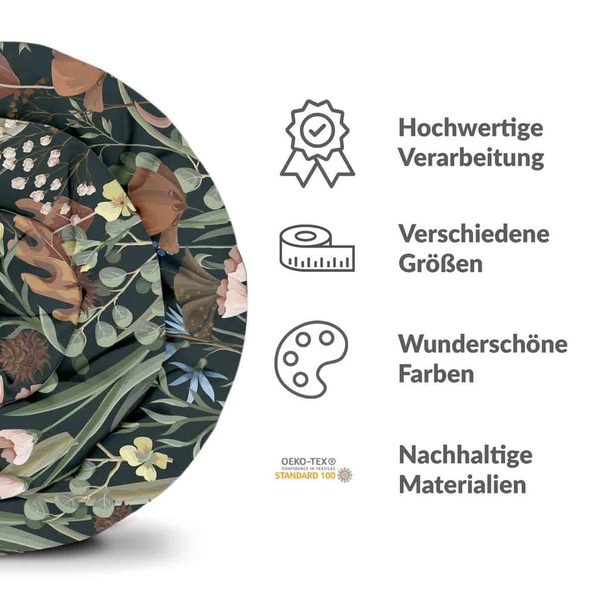 Original Therapiedecke - Baumwollbezug Herbstwiese