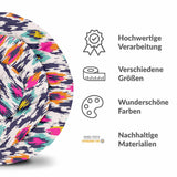 Original Therapiedecke - Baumwollbezug Bunt mit Leoprint