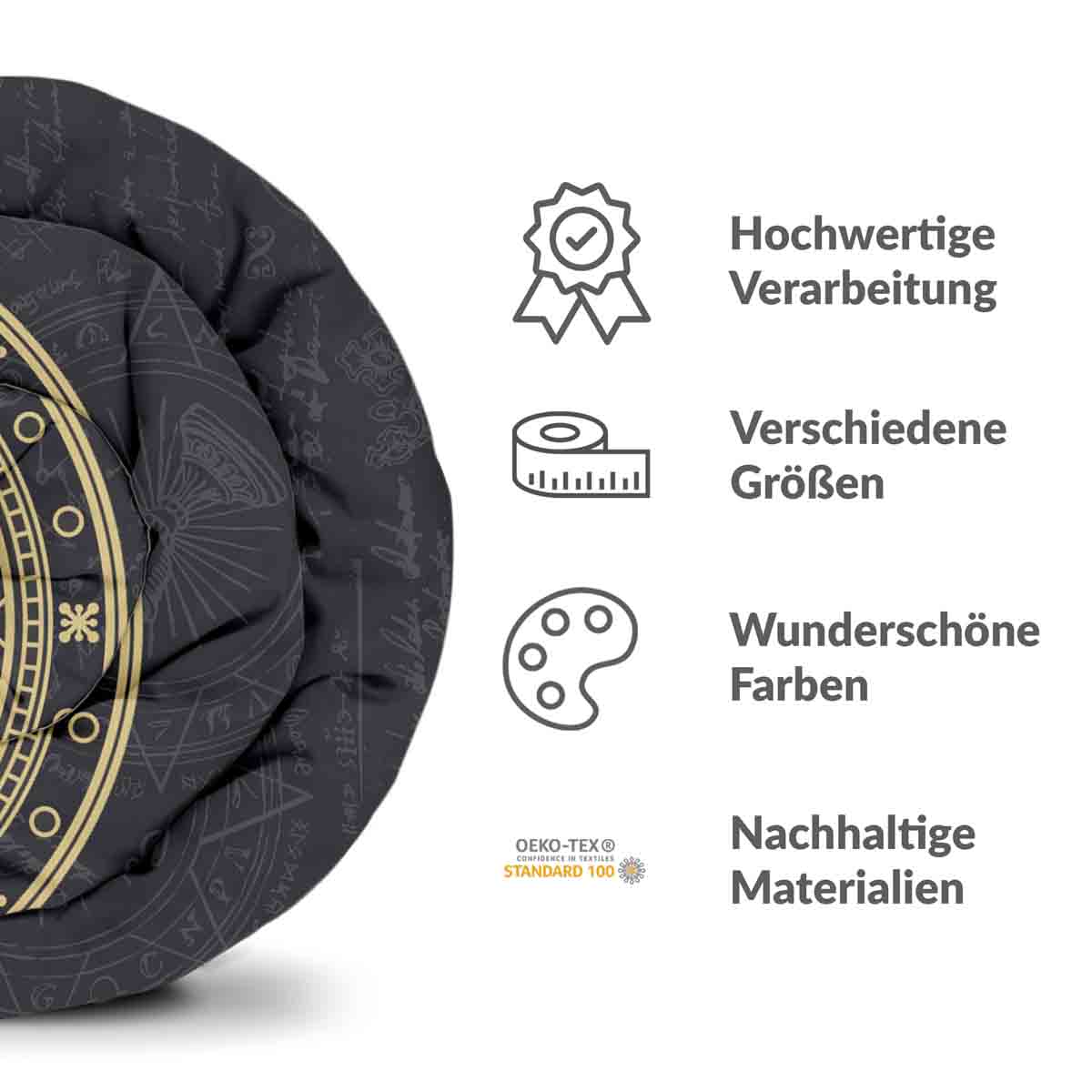 Original Therapiedecke - Baumwoll Bettwäsche Set Sternen Kompass