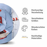 Original Therapiedecke - Baumwollbezug mit Santa