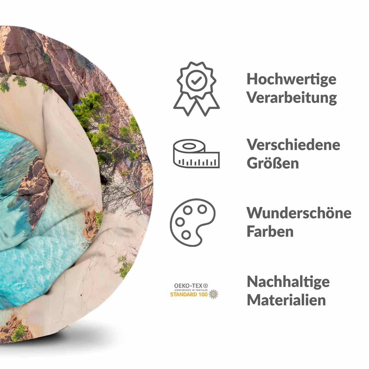 Original Therapiedecke - Baumwollbezug Fernweh