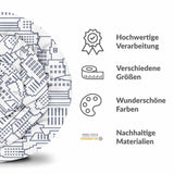 Original Therapiedecke - Baumwollbezug Weiß New York