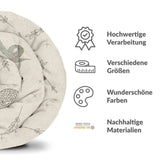 Original Therapiedecke - Baumwollbezug Beige mit Schlange