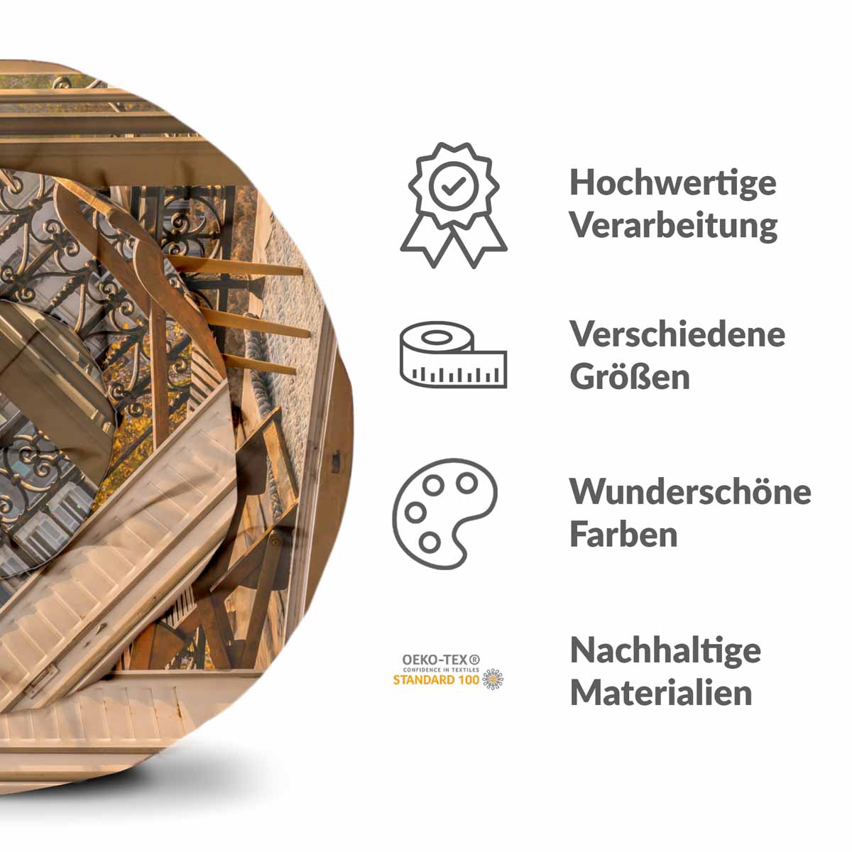 Original Therapiedecke - Baumwoll Bettwäsche Set Gelb Paris