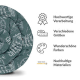 Original Therapiedecke - Baumwollbezug mit Schiffen