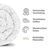 Original Therapiedecke - Baumwollbezug Schwarze Funkwellen