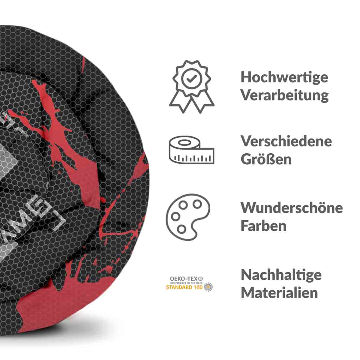Original Therapiedecke - Baumwoll Bettwäsche Set Schwarz Let's Play