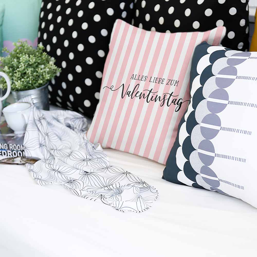 Gesundheitskissen Gestreift Valentinstag
