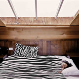 Original Therapiedecke - Baumwollbezug Zebra Print