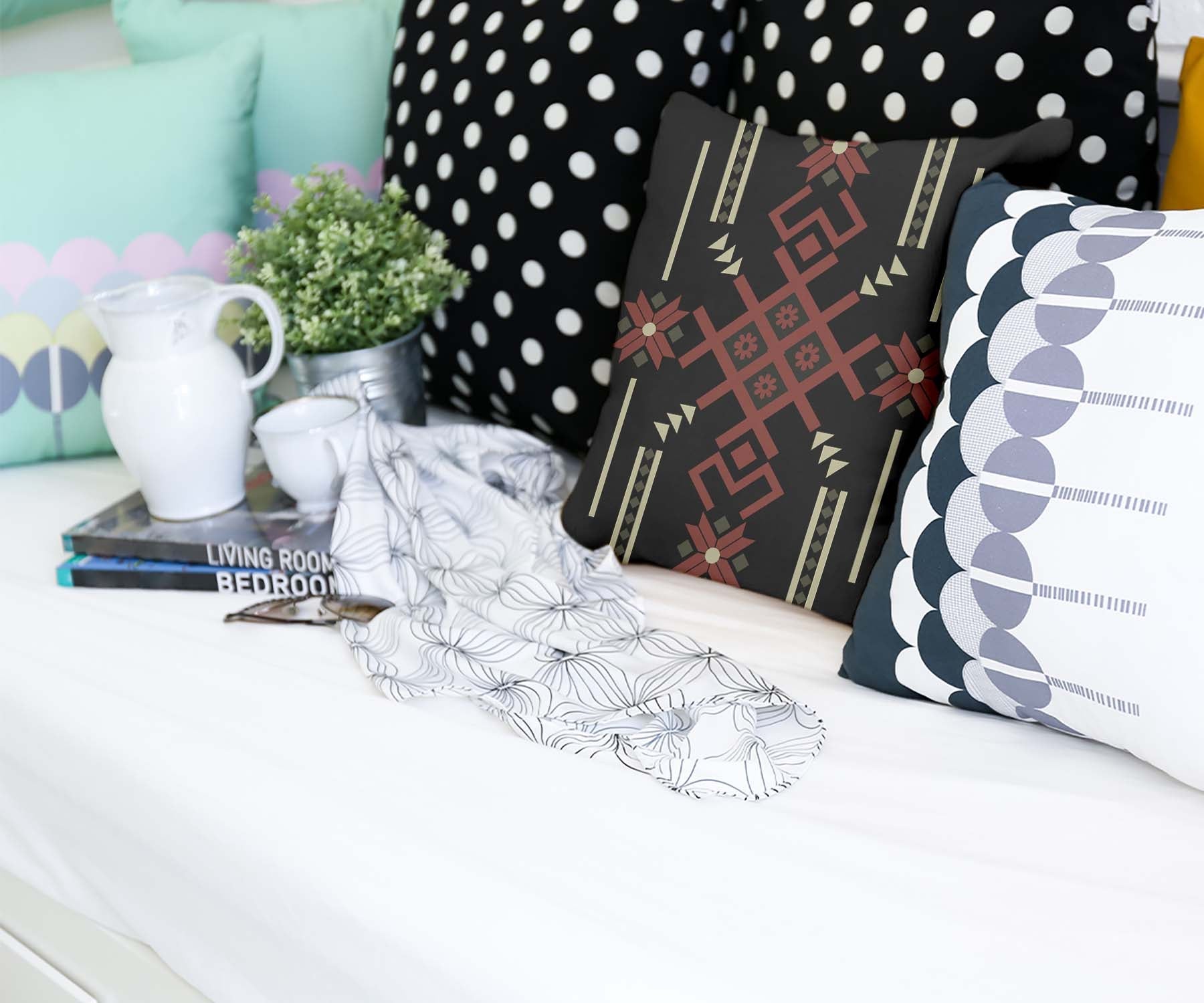 Gesundheitskissen mit großer Schneeflocke