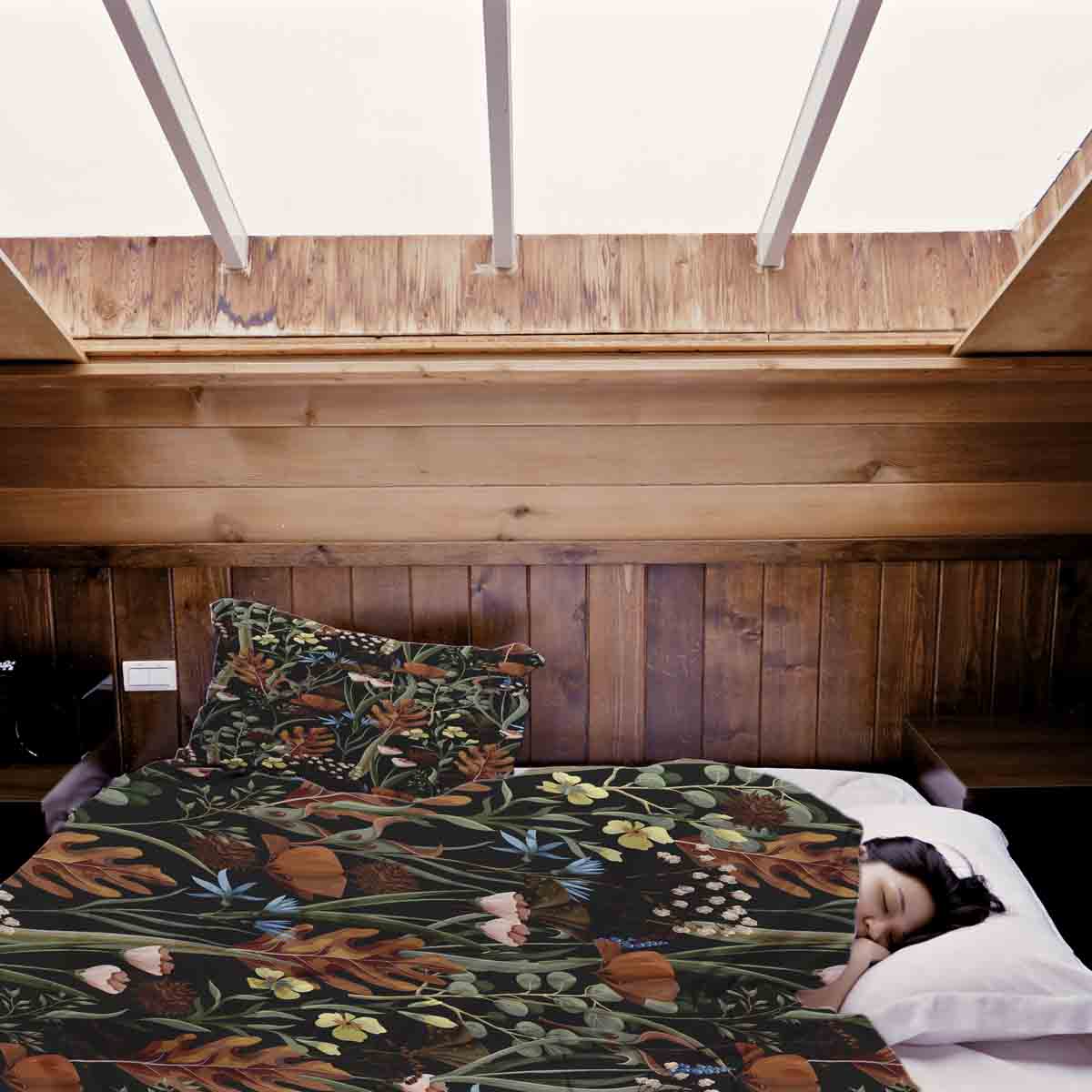Original Therapiedecke - Baumwollbezug Herbstwiese