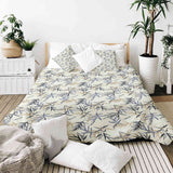 Original Therapiedecke - Baumwollbezug Blattmuster Beige