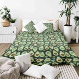 Original Therapiedecke - Baumwollbezug Grüne Avocados