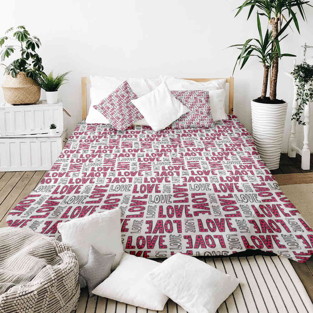 Original Therapiedecke - Baumwollbezug Weiß L.O.V.E