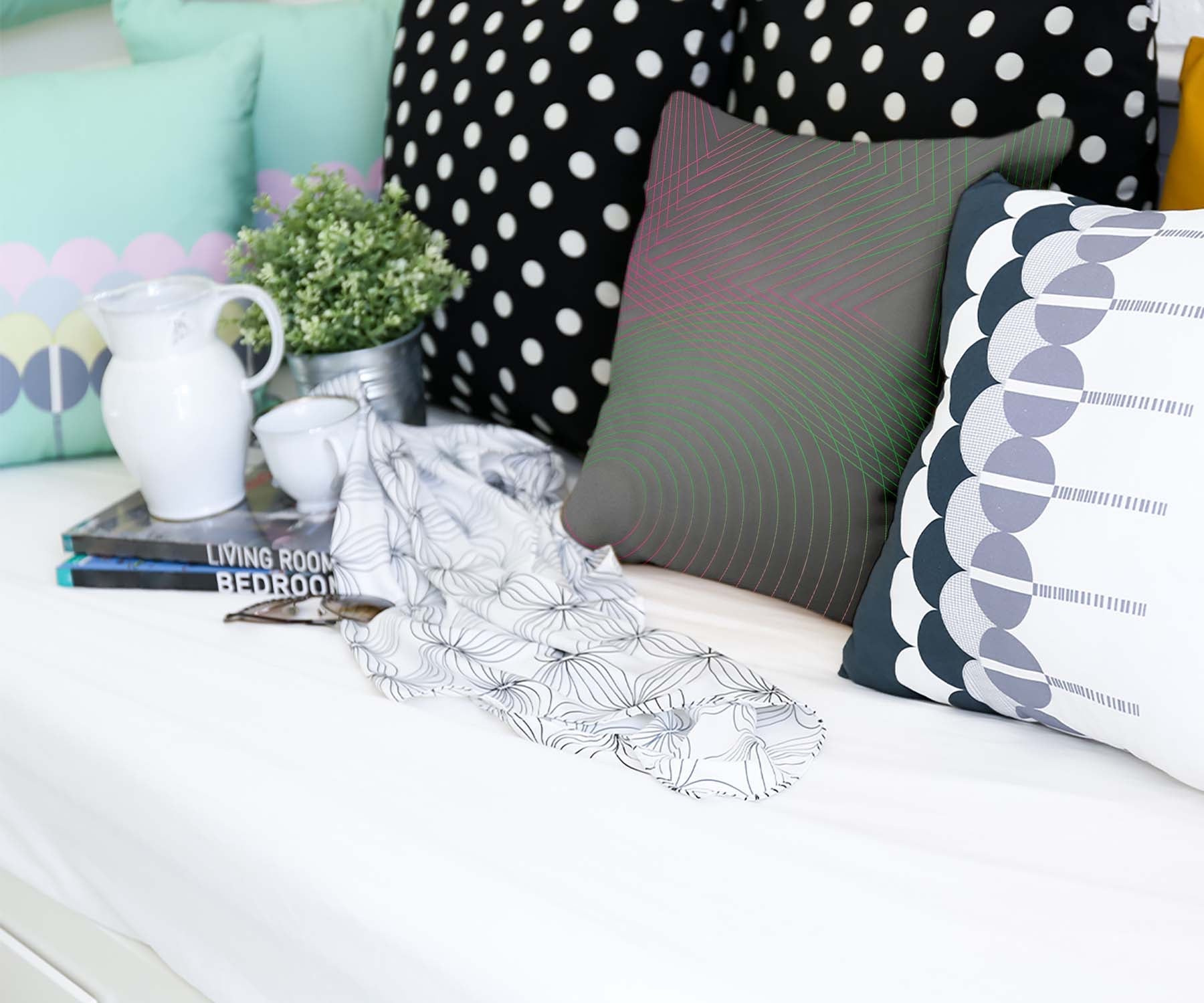 Gesundheitskissen Farbverlauf Formen