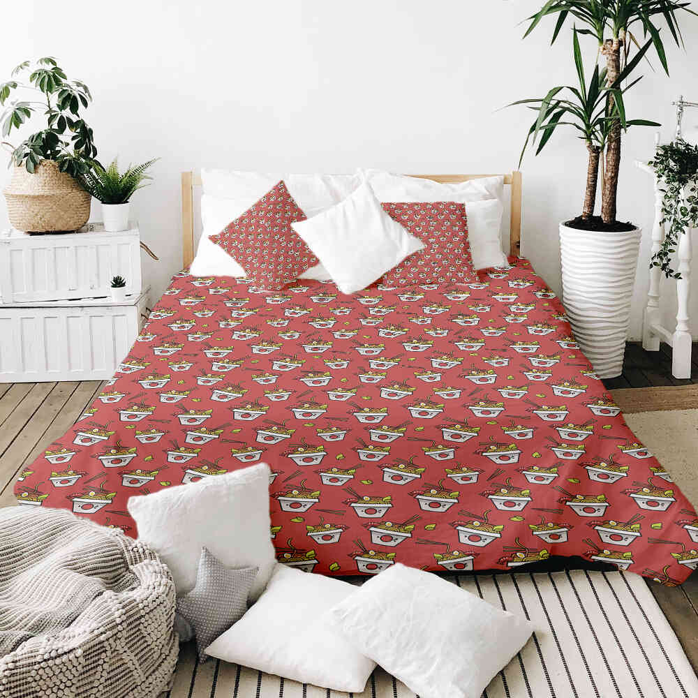 Original Therapiedecke - Baumwollbezug Rot Take-away