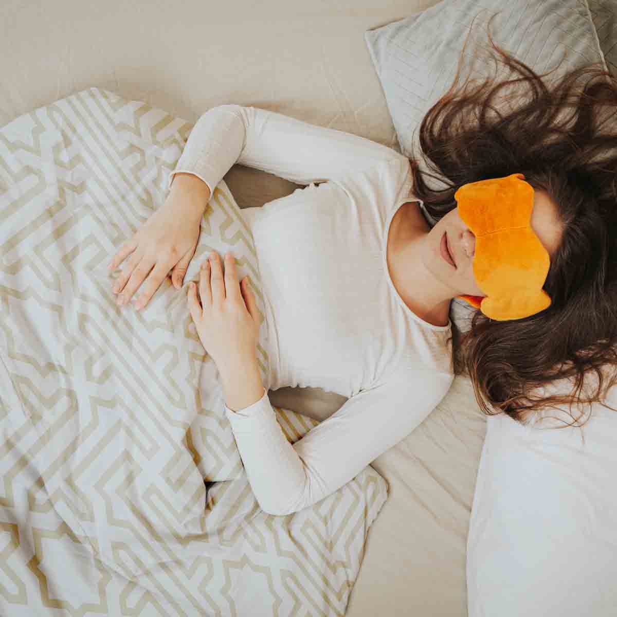 Original Therapiedecke - Baumwoll Bettwäsche Set Beige mit Formen