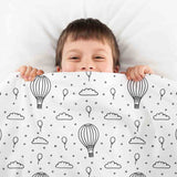 Original Therapiedecke - Baumwollbezug Heißluftballons