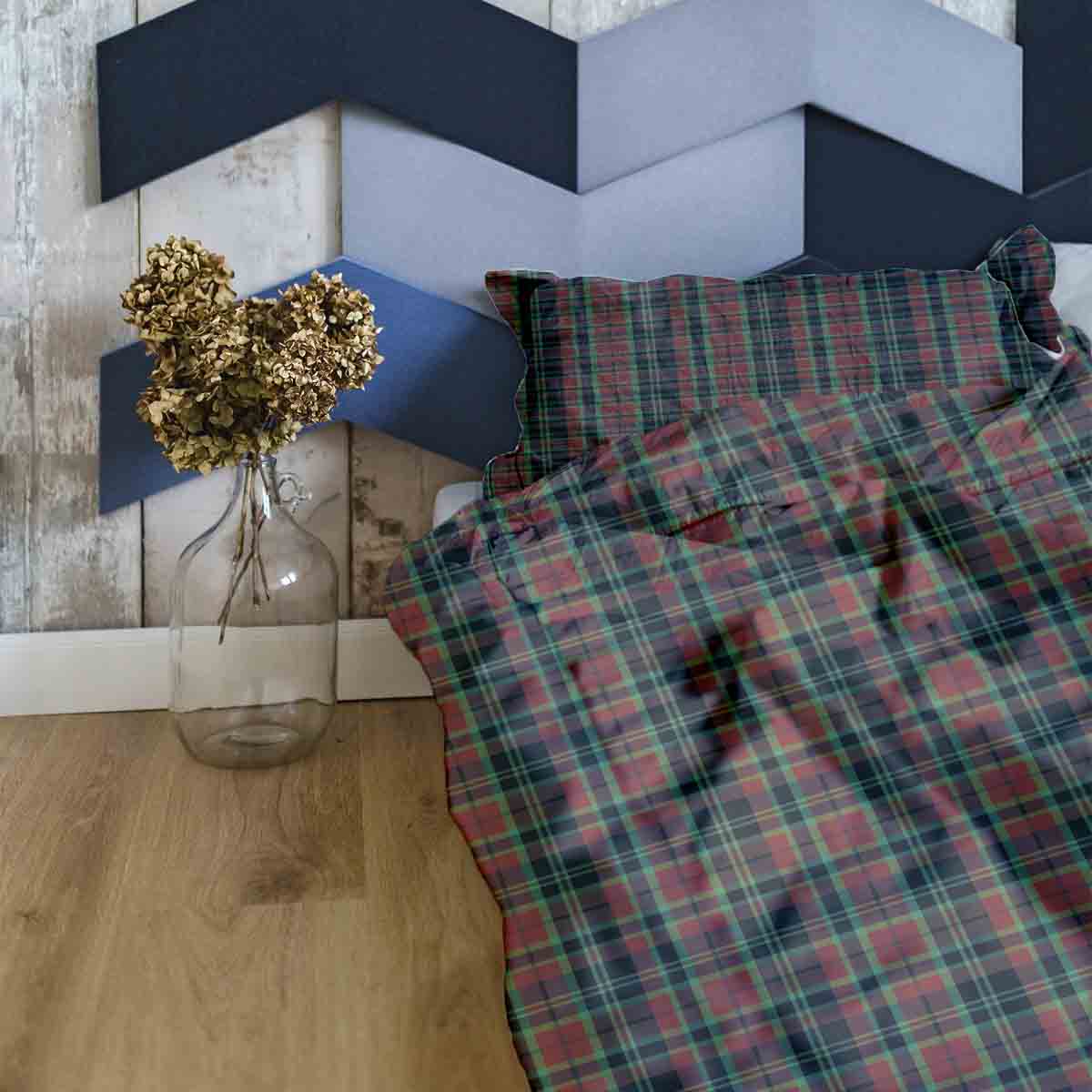 Original Therapiedecke - Baumwollbezug weihnachtliches Karo