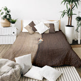 Therapiedecken Bettwäschen Set Braun Ackerland