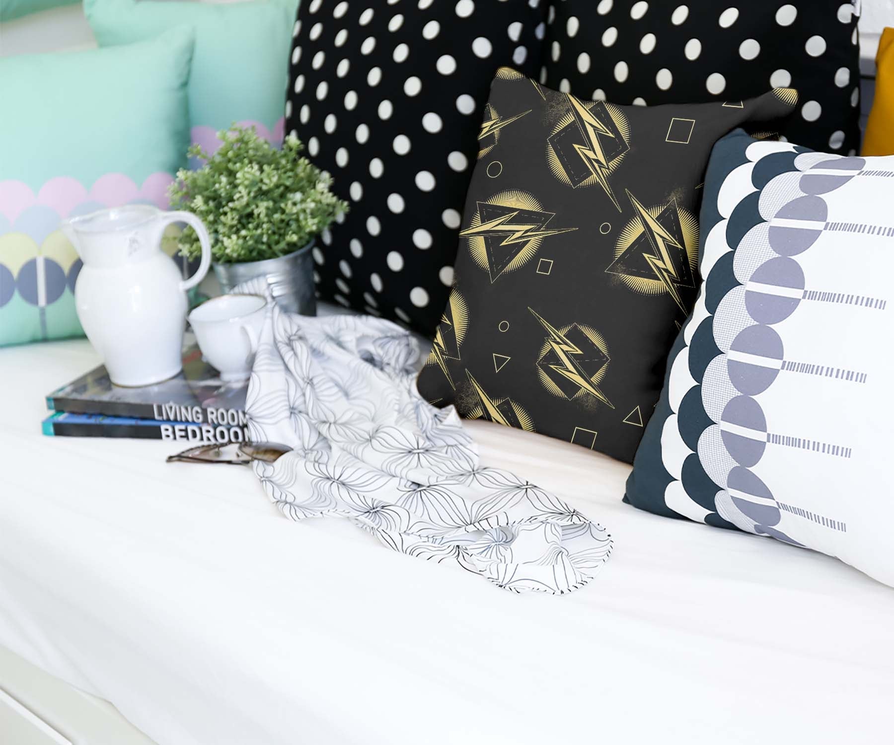 Gesundheitskissen gelber Blitz