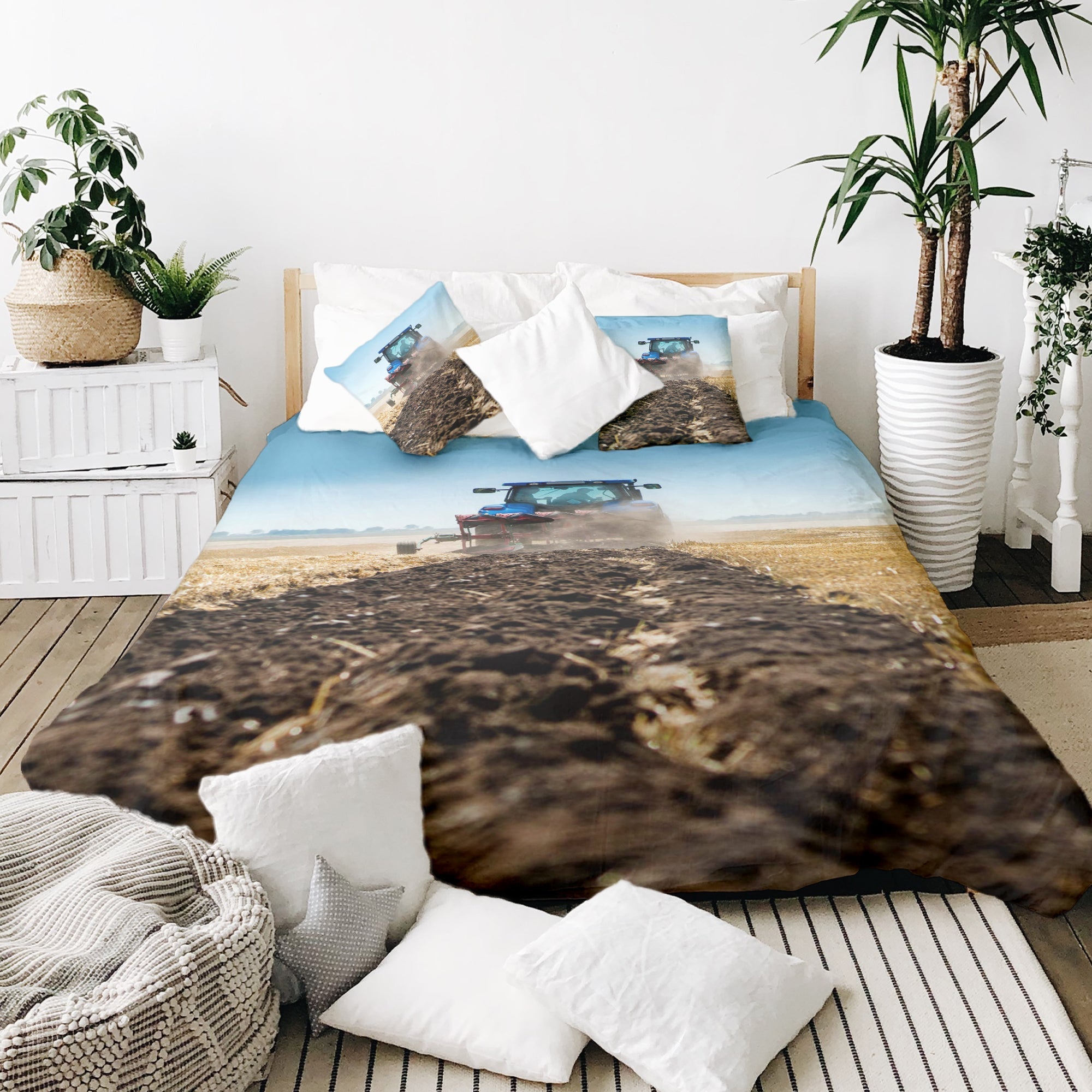 Original Therapiedecke - Baumwoll Bettwäsche Set Ackerbau