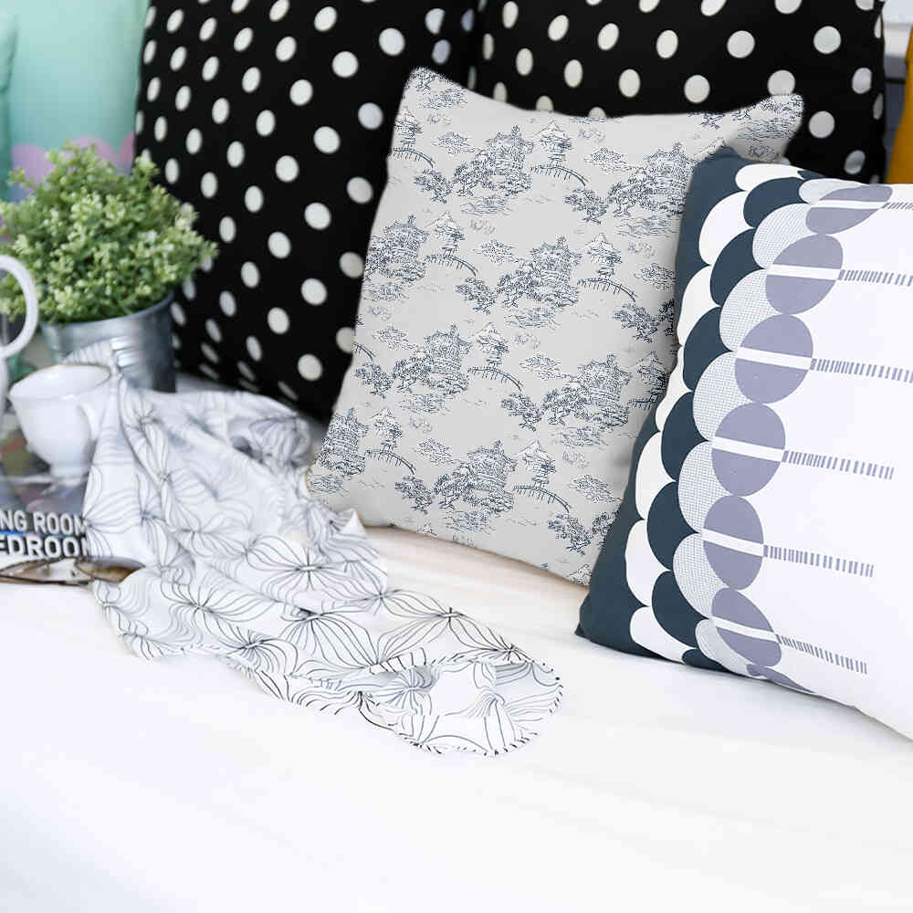 Gesundheitskissen Grau chinesische Mauer