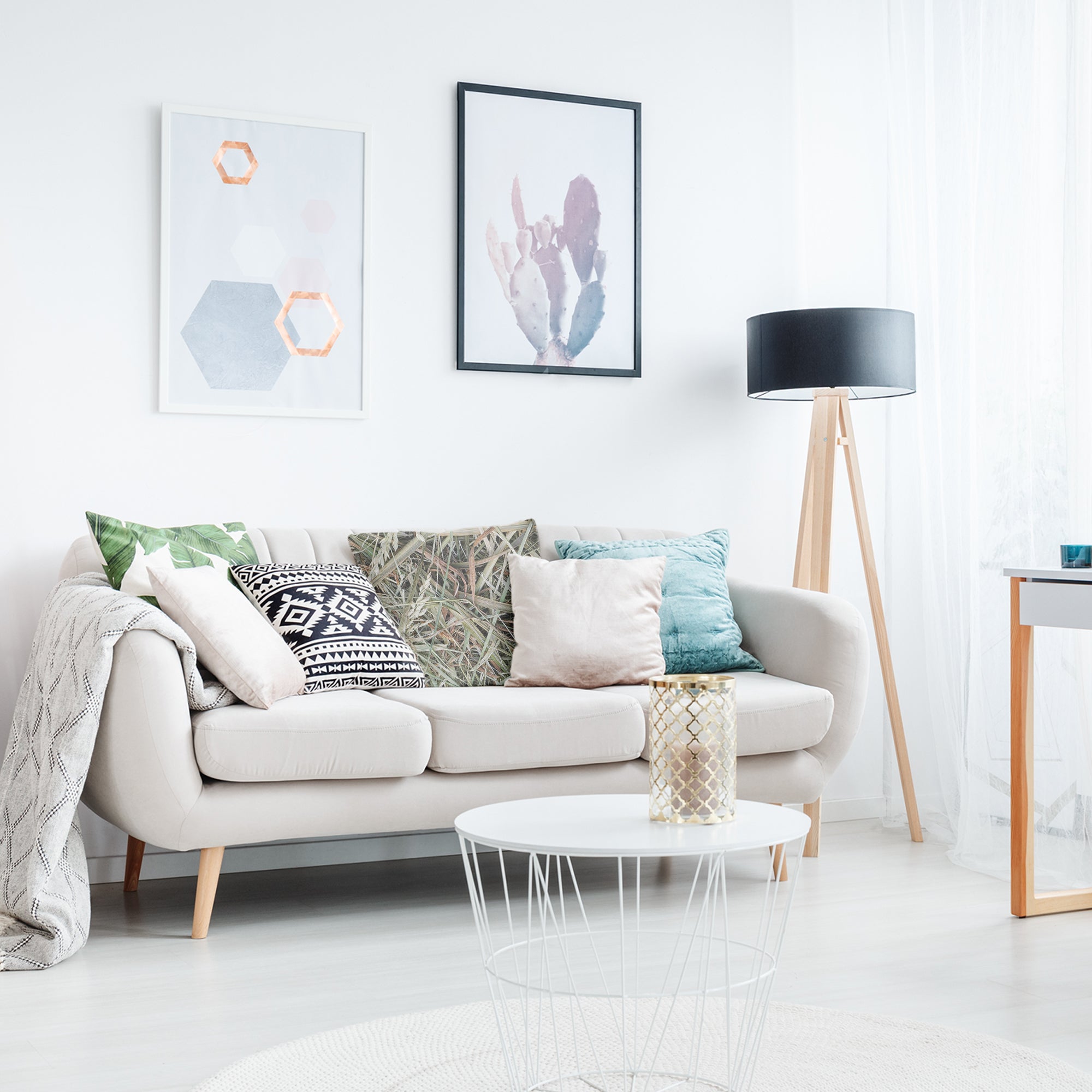 Gesundheitskissen Weiß mit Stroh