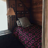 Original Therapiedecke - Baumwollbezug Pink Dalgona Formen