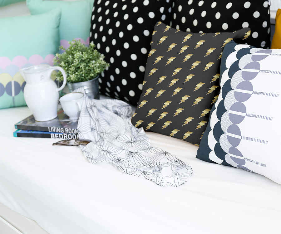 Gesundheitskissen Schwarz mit Harry Blitz