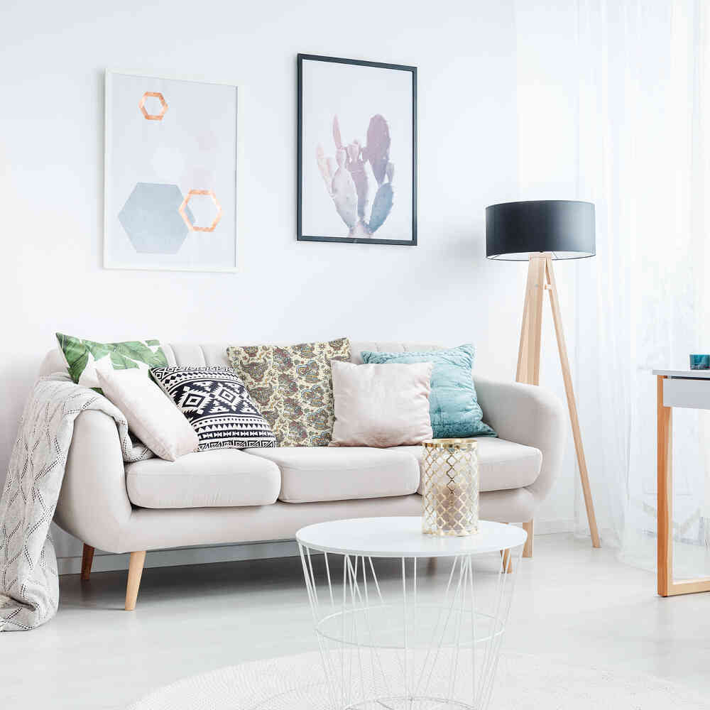 Gesundheitskissen bunte Tierköpfe