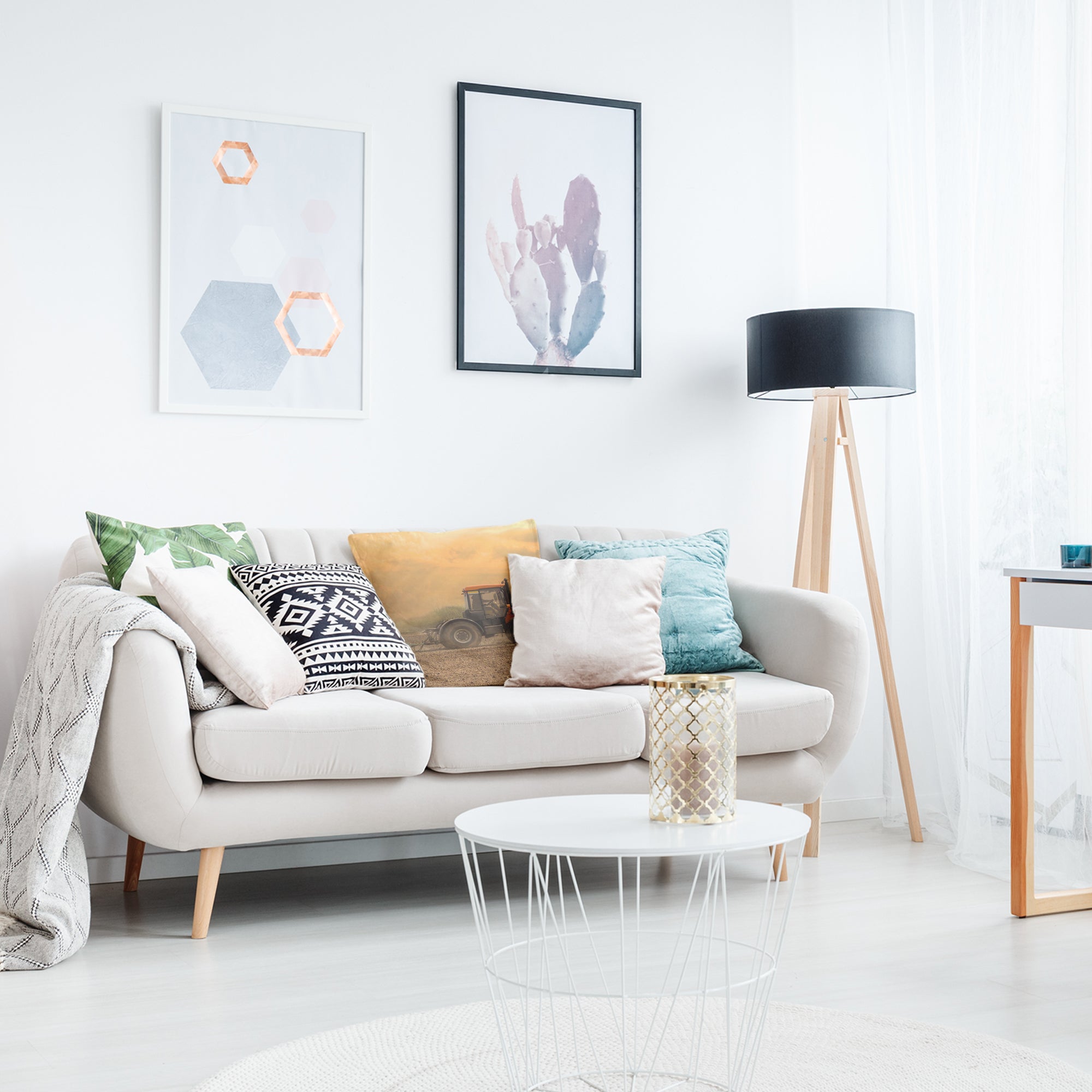 Gesundheitskissen Traktor mit Anhänger