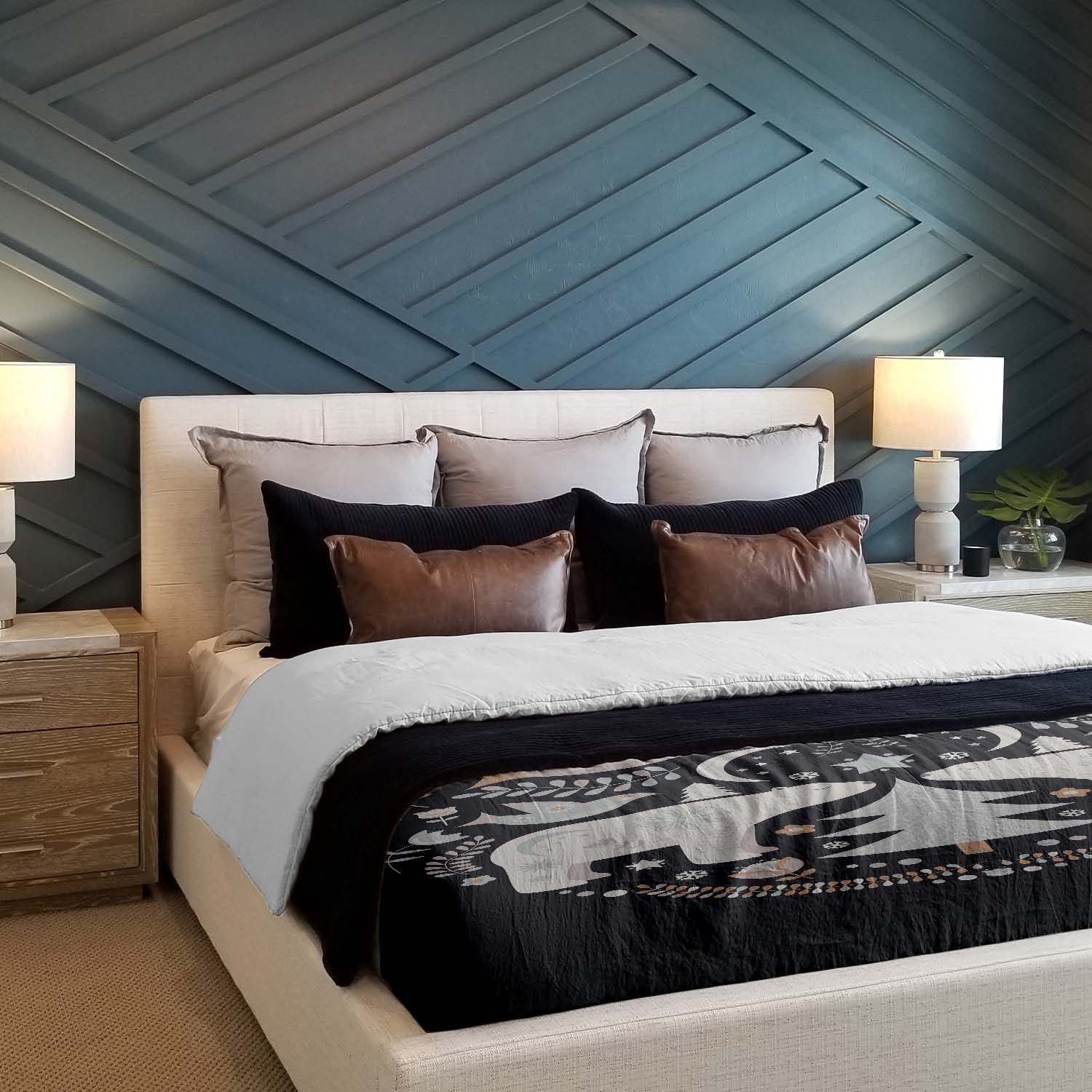 Original Therapiedecke - Baumwoll Bettwäsche Set Weihnachten in Moskau