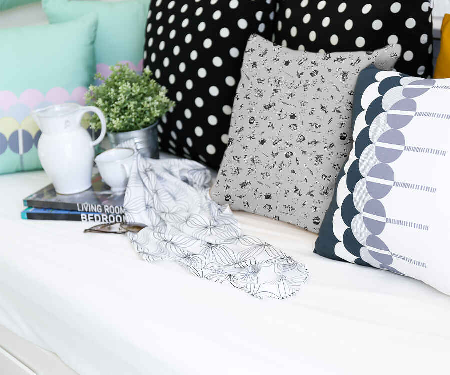 Gesundheitskissen Grau Zauberei