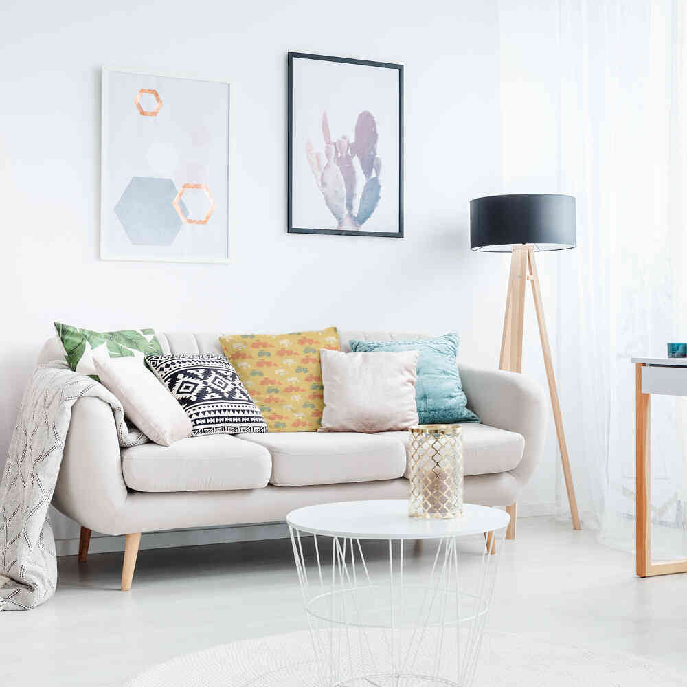 Gesundheitskissen Orange mit Treckern