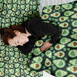 Original Therapiedecke - Baumwollbezug Grüne Avocados