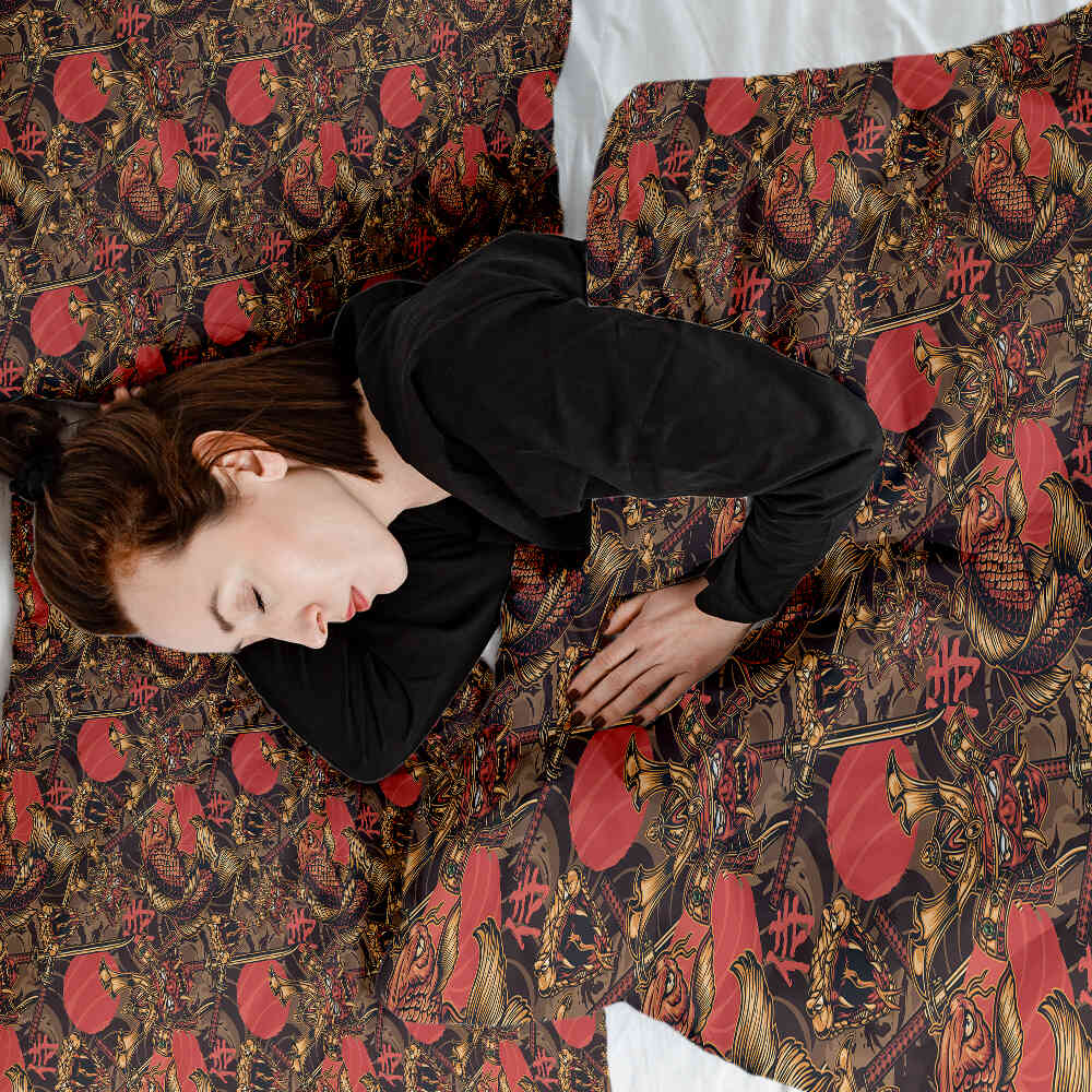 Original Therapiedecke - Baumwoll Bettwäsche Set chinesischer Kampf