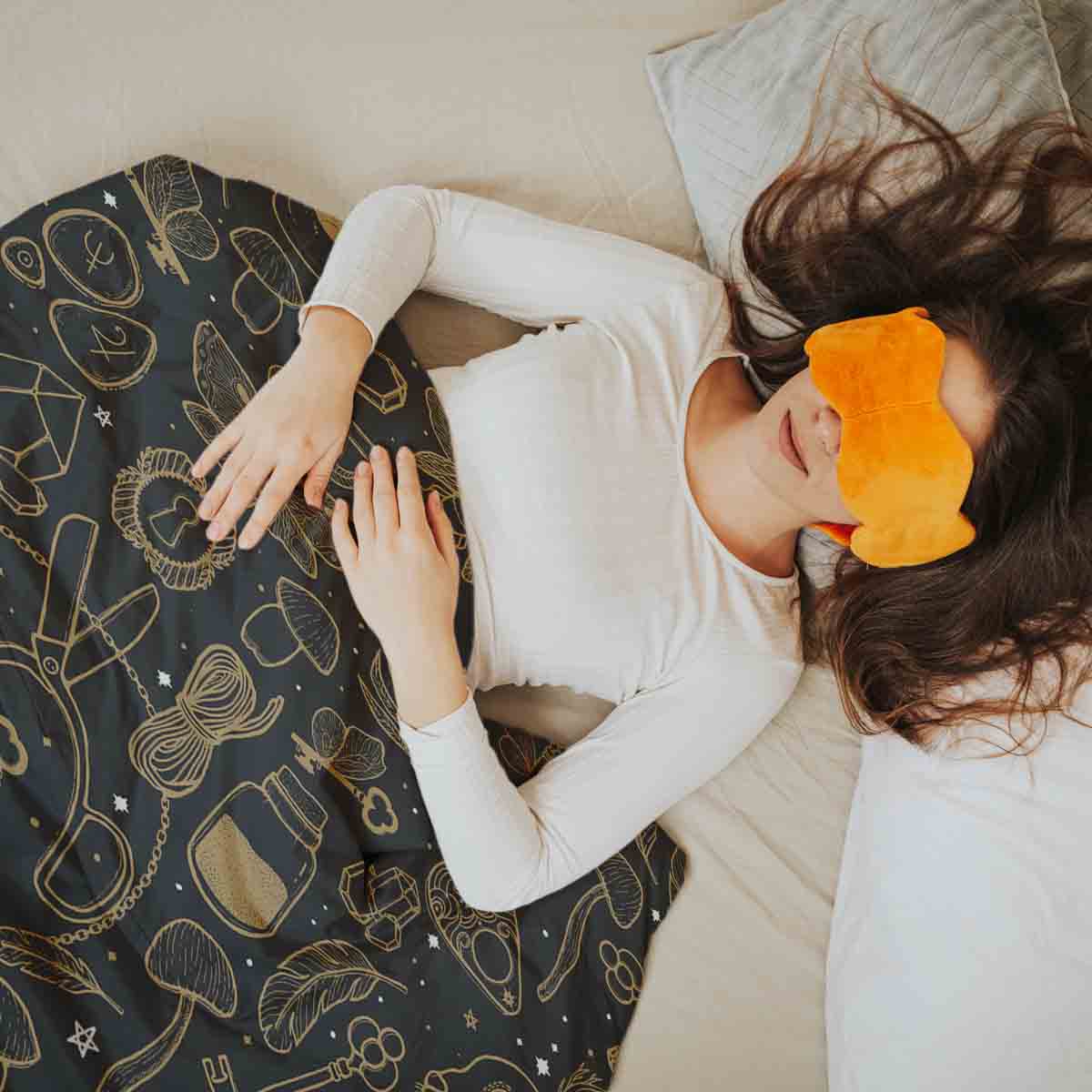 Original Therapiedecke - Baumwollbezug Schwarz Zauber