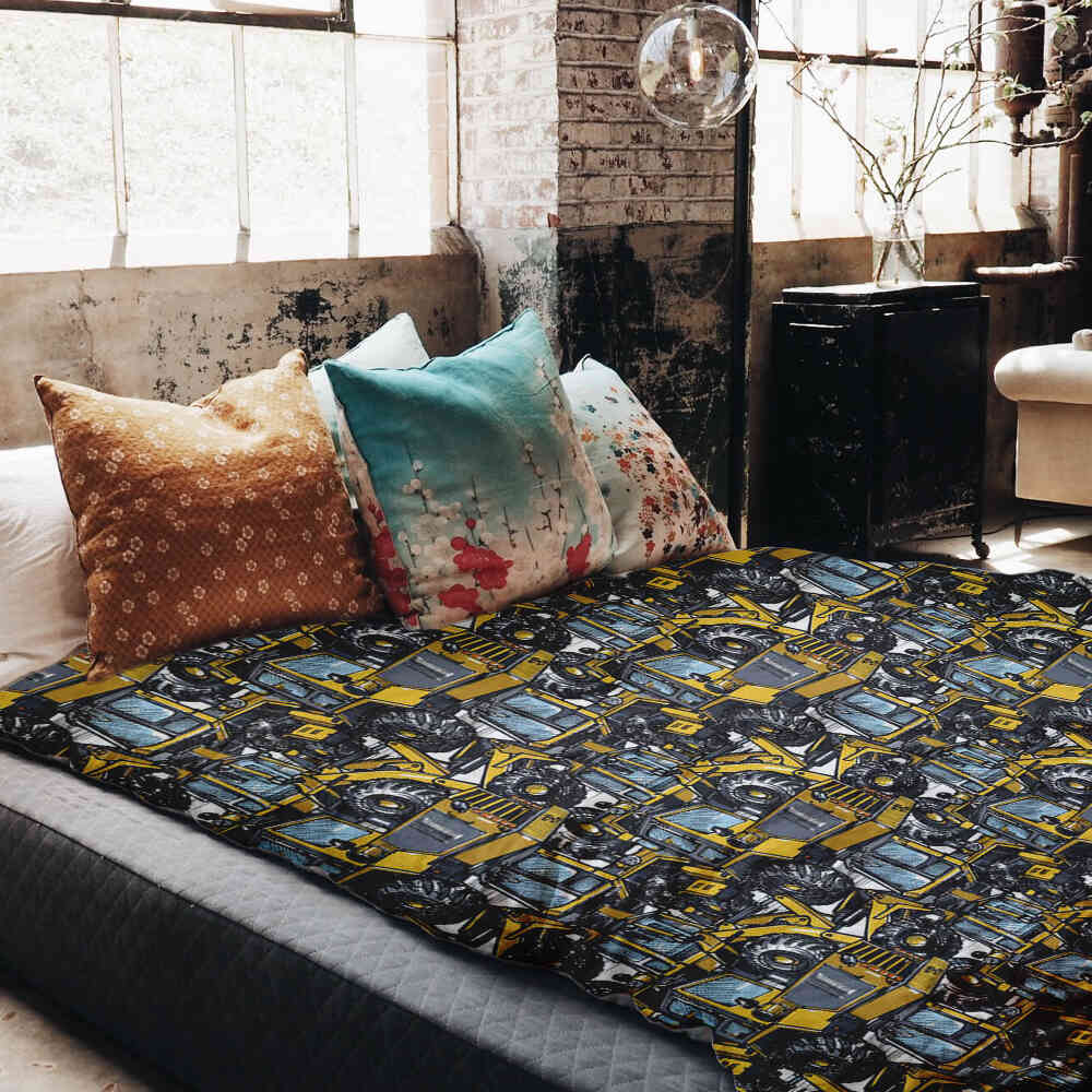 Original Therapiedecke - Baumwoll Bettwäsche Set Traktor