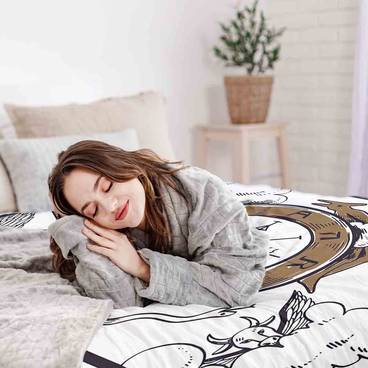 Original Therapiedecke - Baumwoll Bettwäsche Set Wheel of Fortune